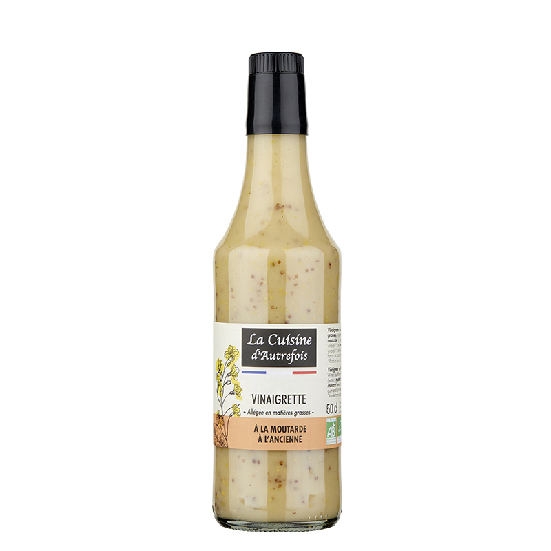 Vinaigrette allégée à la moutarde à l'ancienne