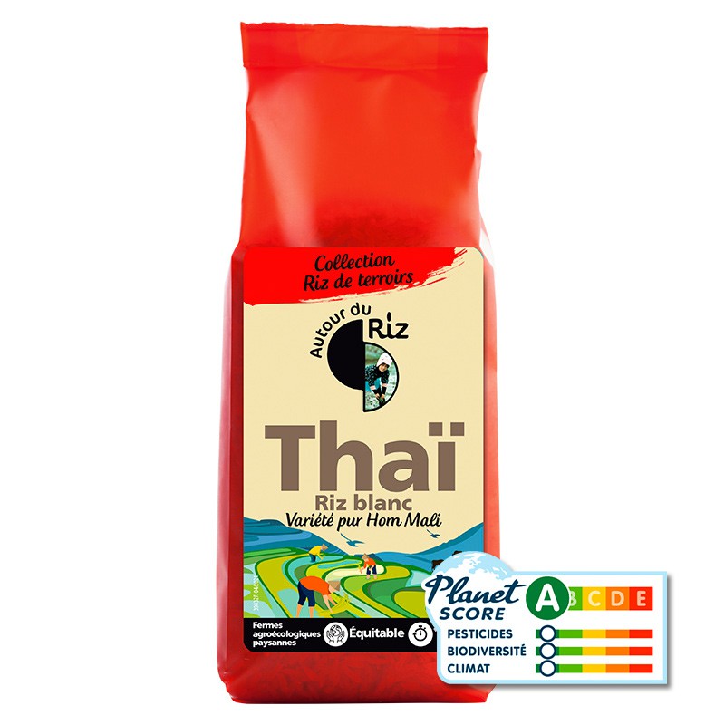Riz thaï blanc - commerce équitable BIO 500 gr