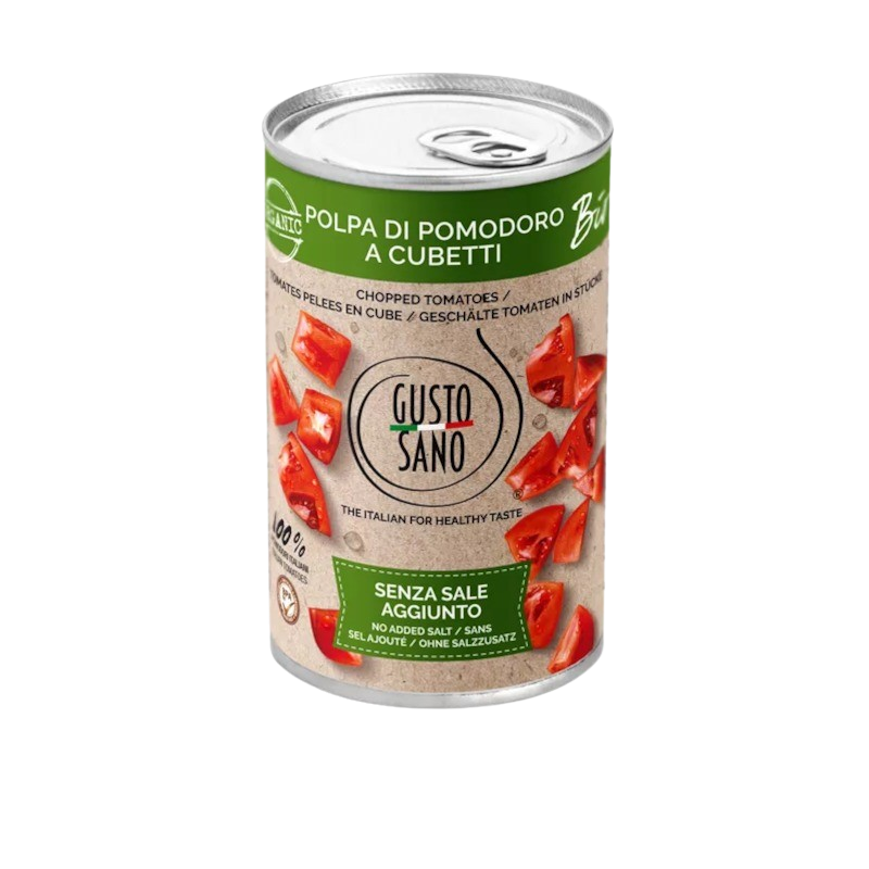 Tomates en  cubes BIO 400 gr
