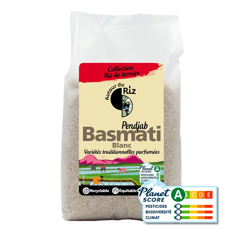 Riz Basmati Blanc - commerce équitable BIO 2kg