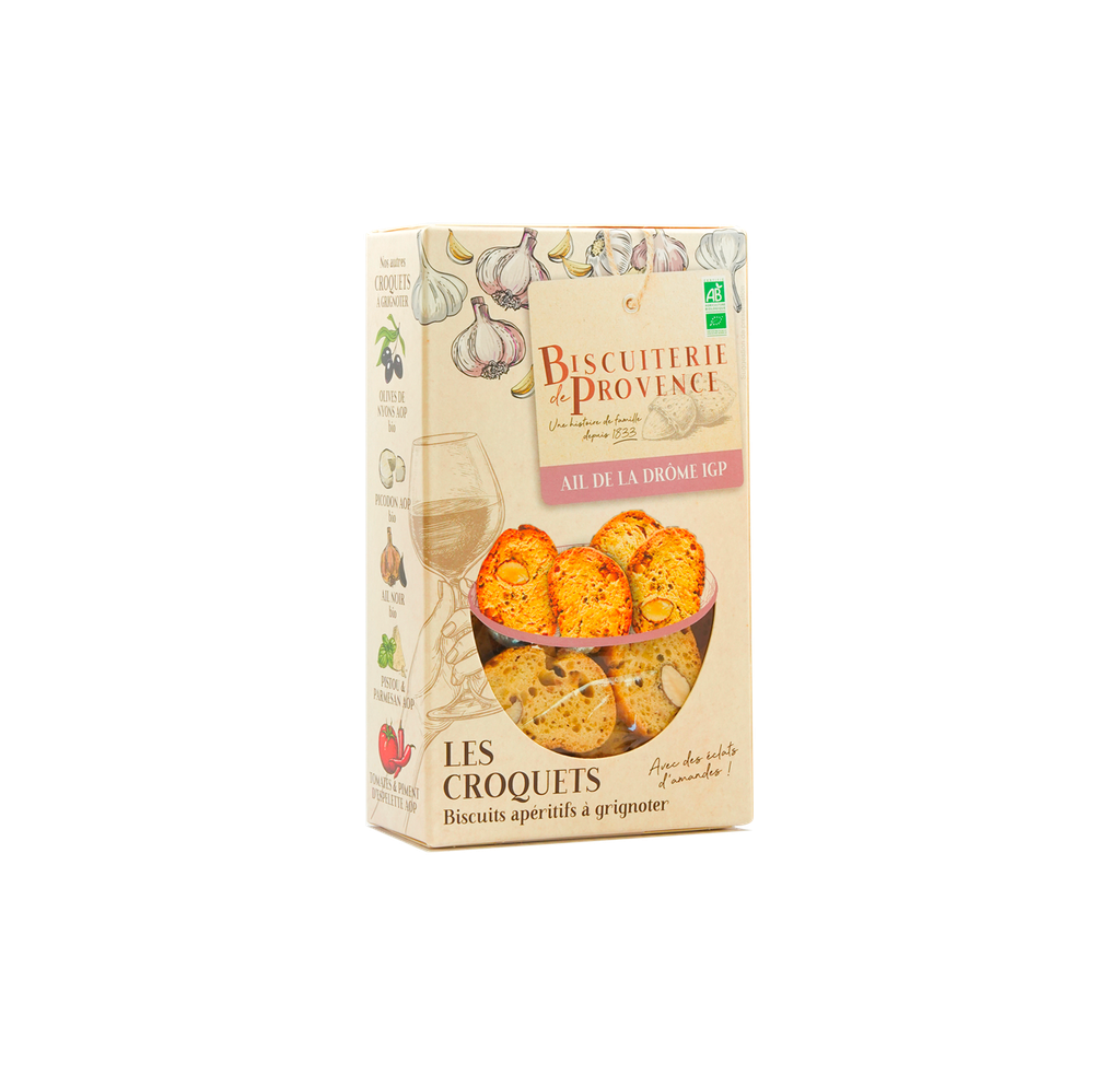 Croquets Ail BIO 90g   