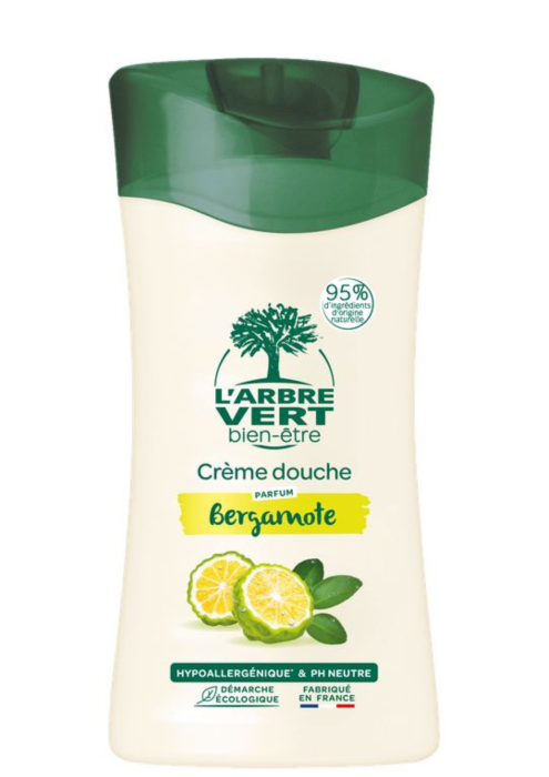 Crème de douche aux extraits de bergamote 6 x 250 ml