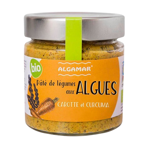 [ALG255] Pâté de légumes aux algues carottes et curcuma BIO 180 gr