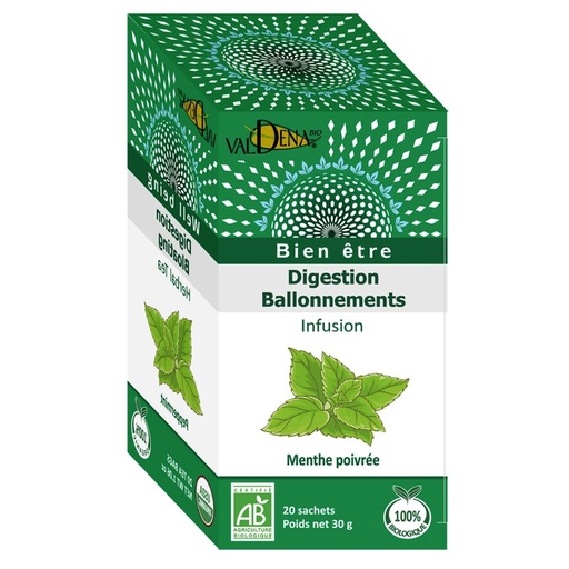 [12] Valdena BIO 12 x 20 infusion menthe poivrée