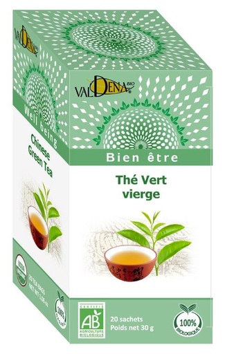 [17] Valdena BIO 12 x 20 thé vert Chine