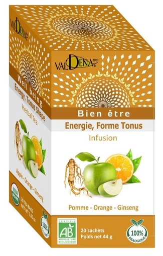 [6] Valdena BIO 12 x 20 infusion pomme/orange/ginseng