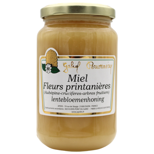 [7565046] Miel de Fleurs du printemps FR NON-BIO 500 gr — Carton de 6 pces