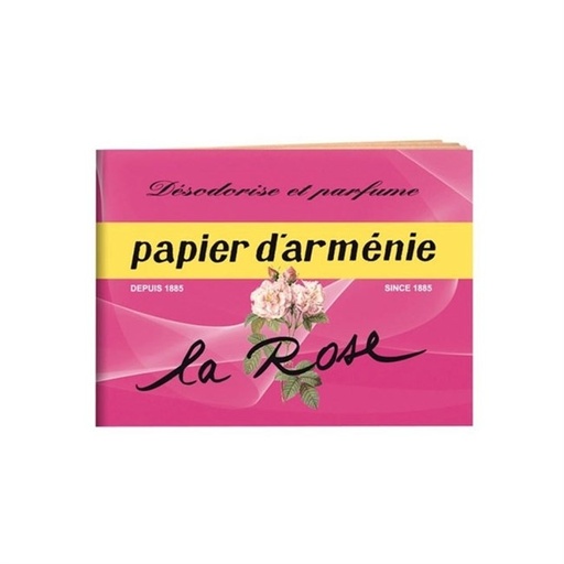 [91EN203] Papier d'Arménie à La Rose 30 Carnets