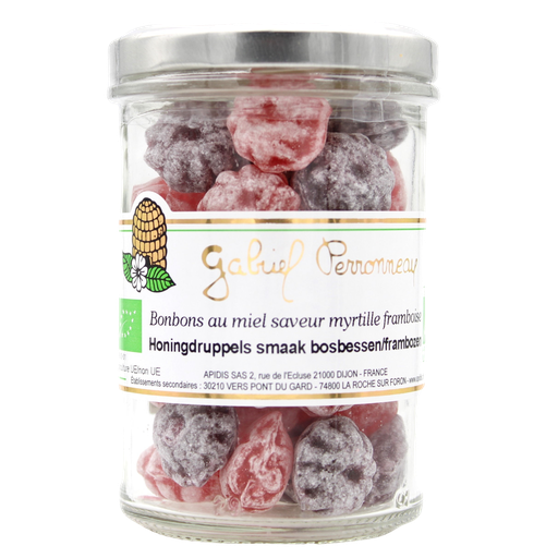 [A2759719] Bonbons myrtille/framboise BIO 150 gr — Carton de 6 pces