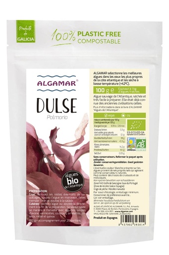 [ALG140] Algue DULSE BIO 100 gr — Carton de  pces