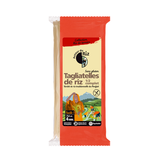 [AUT3005] Tagliatelles Thaïes riz 1/2 complet BIO 12 x 400 gr