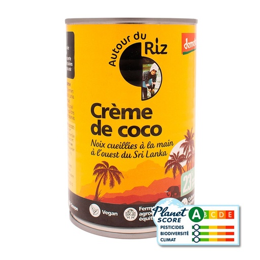 [AUT35144] Crème de coco premium 23% MG BIO 12 x 400 ml