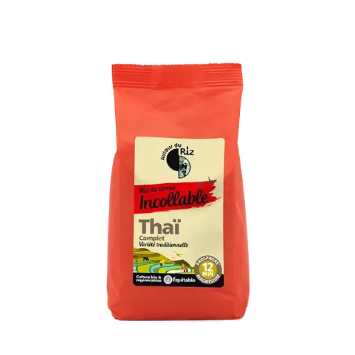 [AUT3903001] Riz thaï complet étuvé BIO 500 gr — Carton de 12 pces