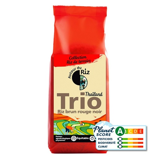 [AUT3903011] Trio de riz Thaï complet BIO 500 gr — Carton de 12 pces