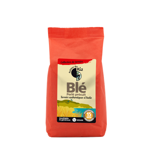 [AUT8001] Blé précuit - cuisson 15' BIO 12  x 500 gr