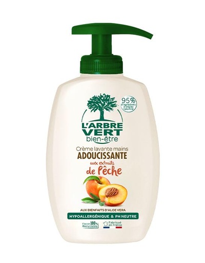 [AV28478] Crème lavante mains aux extraits de Pêche 6 x 300ml