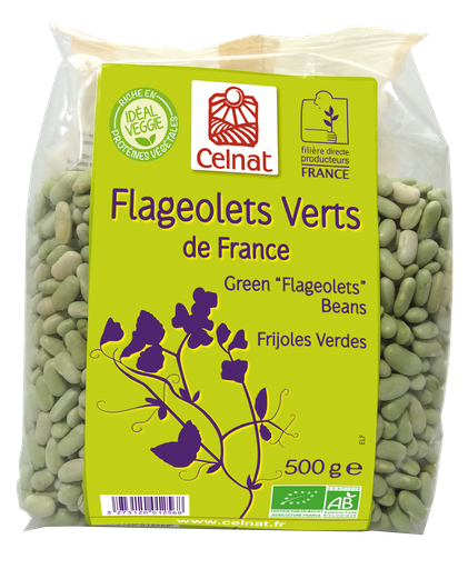 [CE4002002] Flageolets verts BIO 500 gr