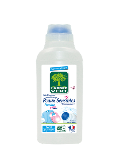 [AV29516] Détachant avant lavage gel peaux sensibles 8 x 500ml