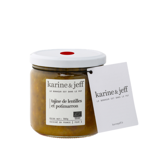 [BON2906001] Tajine de lentilles et potimarron BIO 6 x 340 gr