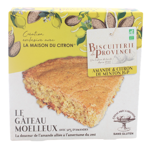 [BP954] Gateau amandes - citrons sans gluten BIO 10 x étui