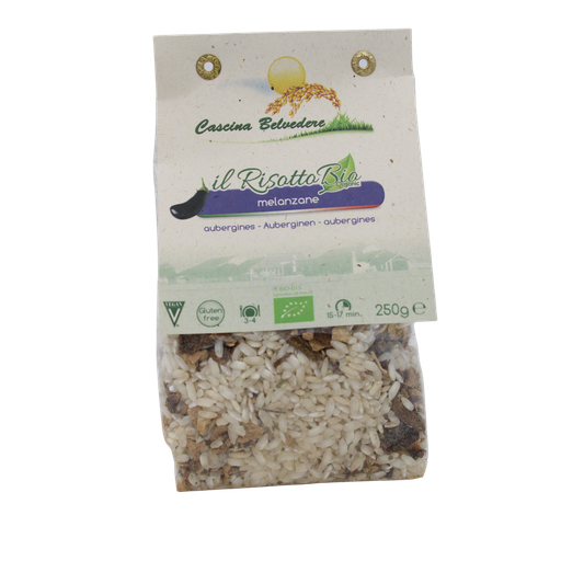 [CB1012] Risotto aubergines BIO 250 gr — Carton de 8 pces