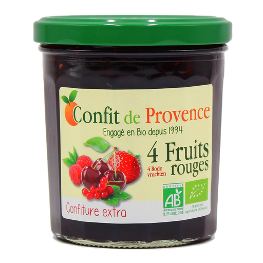 [CDP4823] Confiture 4 fruits rouges BIO 6 x 370 gr