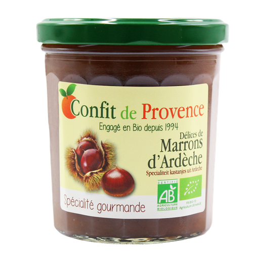 [CDP5935] Confiture Extra - Délices de Marrons d'Ardèche BIO 370 gr — Carton de 6 pces