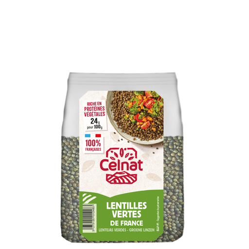 [CE4002006] Lentilles vertes BIO 500 gr — Carton de 6 pces