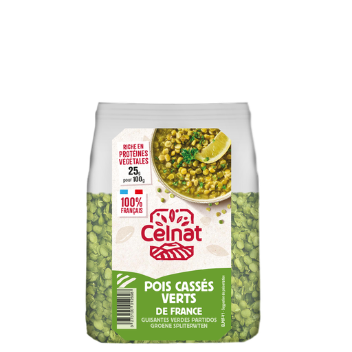 [CE4002018] Pois cassés vert BIO 6 x 500 gr