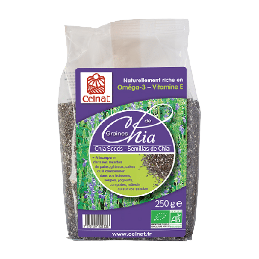 [CE4003000] Graines de Chia complètes BIO 8 x 250 gr