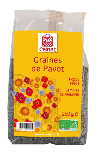 [CE4003004] Graines de pavot BIO 8 x 250 gr
