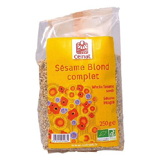 [CE4003006] Sésame blond complet BIO 8 x 250 gr