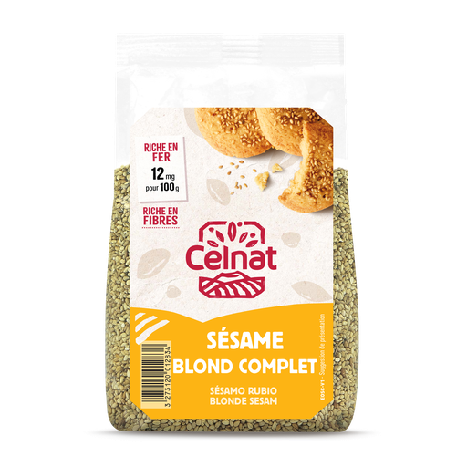 [CE4003006] Sésame blond complet BIO 8 x 250 gr