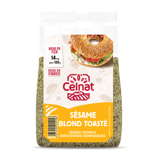 [CE4003007] Sésame blond complet toasté BIO 8 x 250 gr
