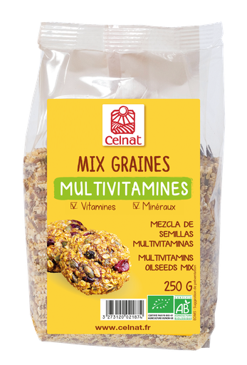 [CE4003010] Mix graines Multivitamines BIO 8 x 250 gr
