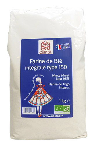 [CE4007001] Farine de blé intégrale T150 BIO 10 x 1kg