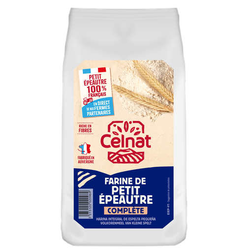 [CE4007016] Farine complète petit épeautre BIO 500 gr — Carton de 6 pces