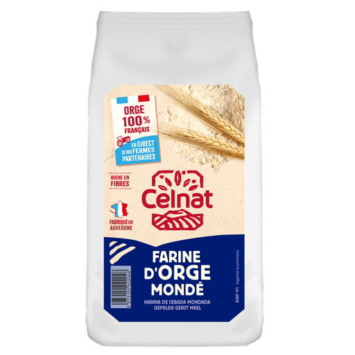 [CE4007022] Farine d'orge mondé BIO 500gr — Carton de 6 pces