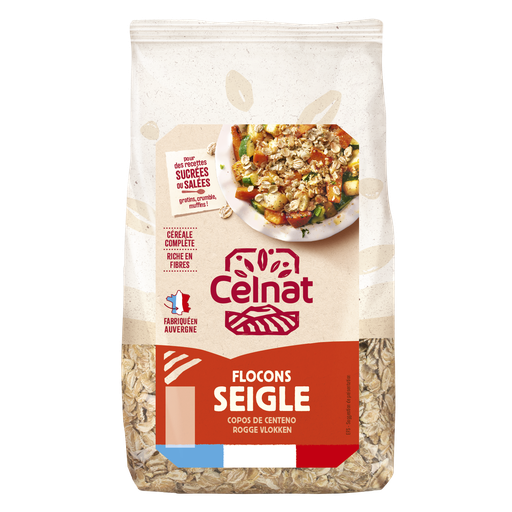 [CE4012010] Flocons de seigle BIO 500 gr — Carton de 6 pces
