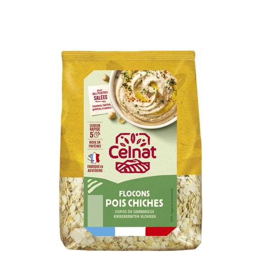 [CE4012019] Flocons de pois chiches BIO 350 gr — Carton de 6 pces