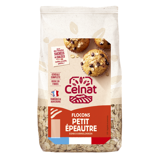 [CE4012021] Flocons de petit épeautre BIO 500 gr — Carton de 6 pces