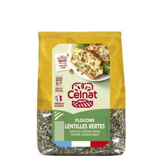 [CE4012022] Flocons de lentilles vertes BIO 6 x 350 gr