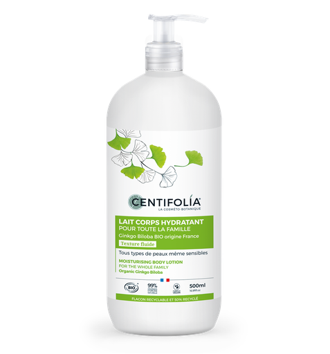 [CEN2003B] Lait corps hydratant pour la famille BIO 500 ml — Carton de 6 pces