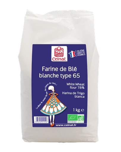 [CE4007004] Farine de blé blanche T65 BIO 1kg