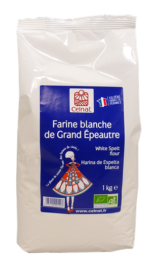 [CE40070065] Farine blanche de grand épeautre BIO 1kg