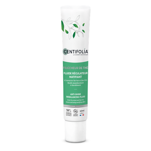 [CEN4027] Fluide régulateur matifiant - Fraîcheur de Thé BIO 40 ml — Carton de 6 pces