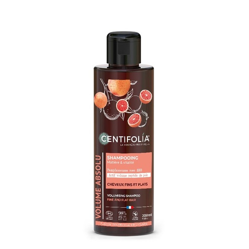 [CEN6752] Shampooing volume - cheveux fins et plats BIO 200 ml — Carton de 6 pces