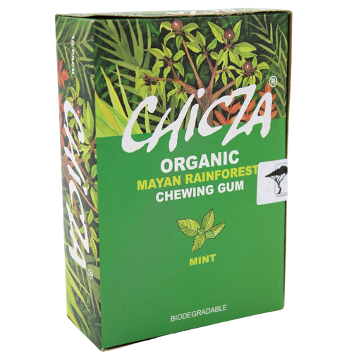 [CH1001] Chicza BIO Gomme à la menthe BIO 10 x 30 gr