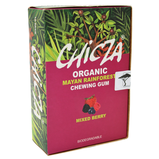 [CH1005] Chicza Gomme fruits rouges Bio 10 x 30 gr