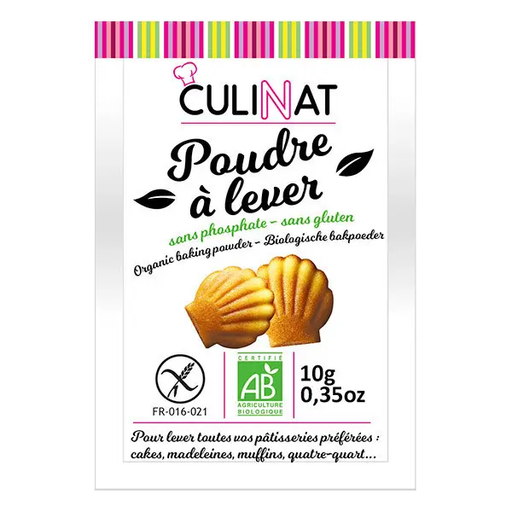 [CNAT4930020] Poudre à lever sans gluten BIO 16 x (8 x 10 gr)